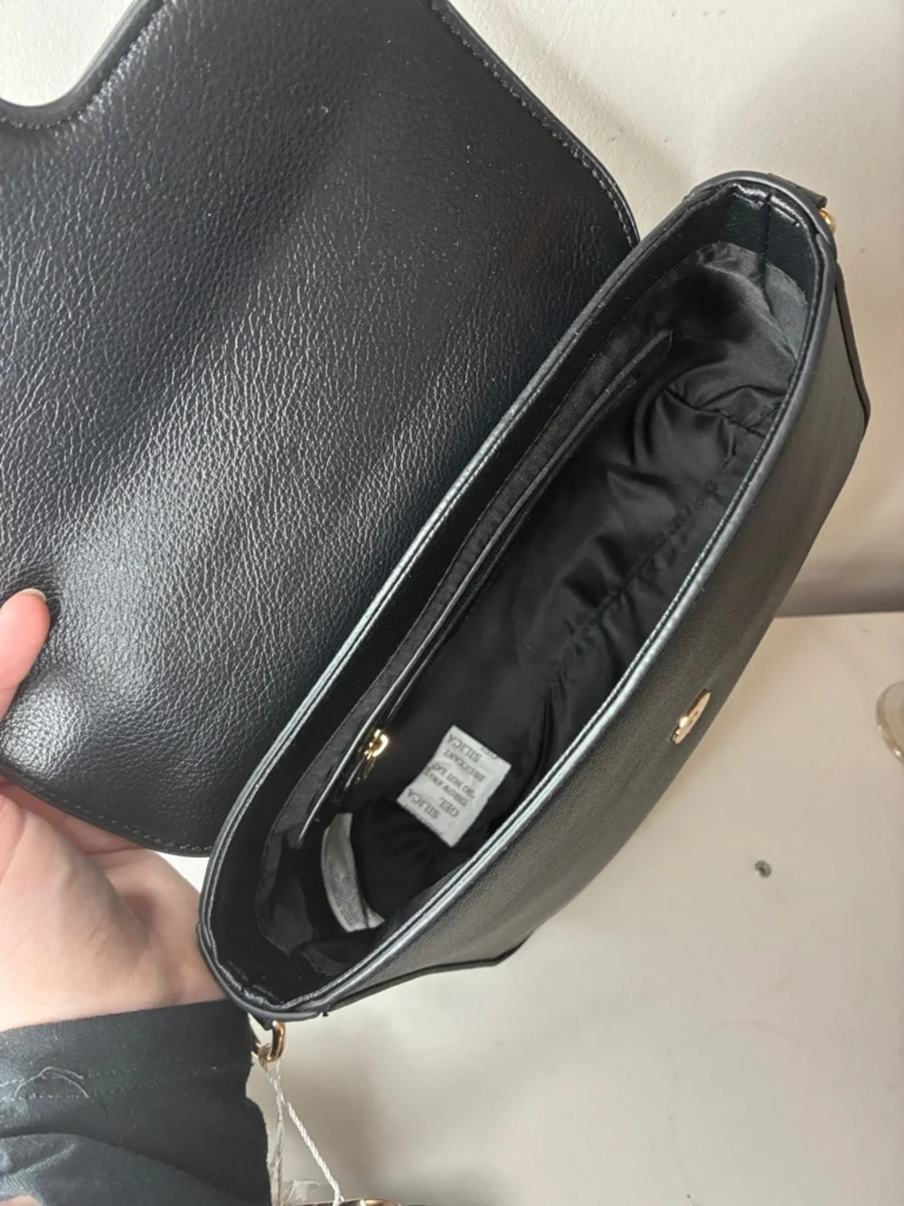 Valentino Orlandi Black Crossbody Bag with Matching Coin Pouch NWT - Picture 15 of 15